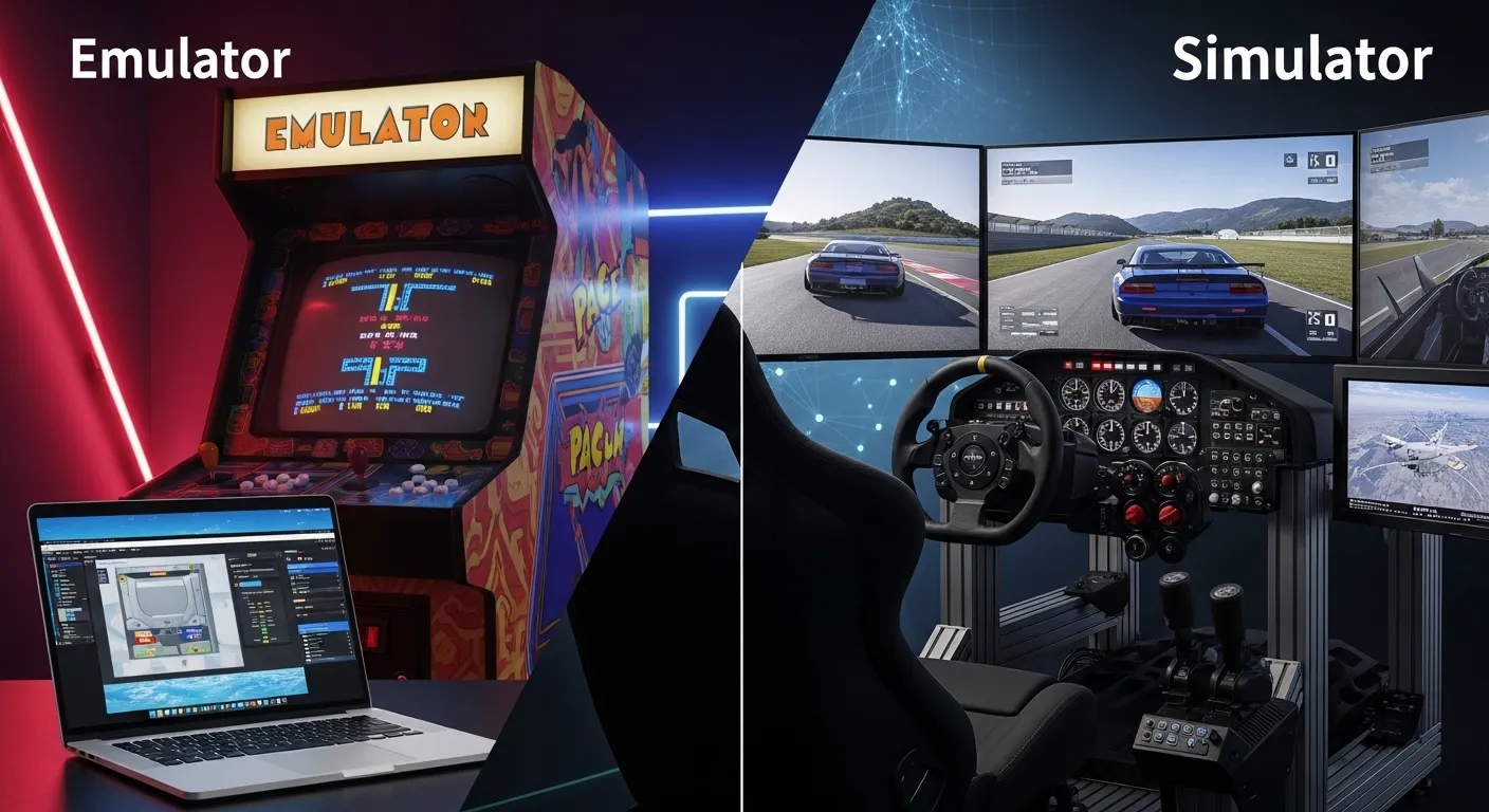 difference between emulator and simulator