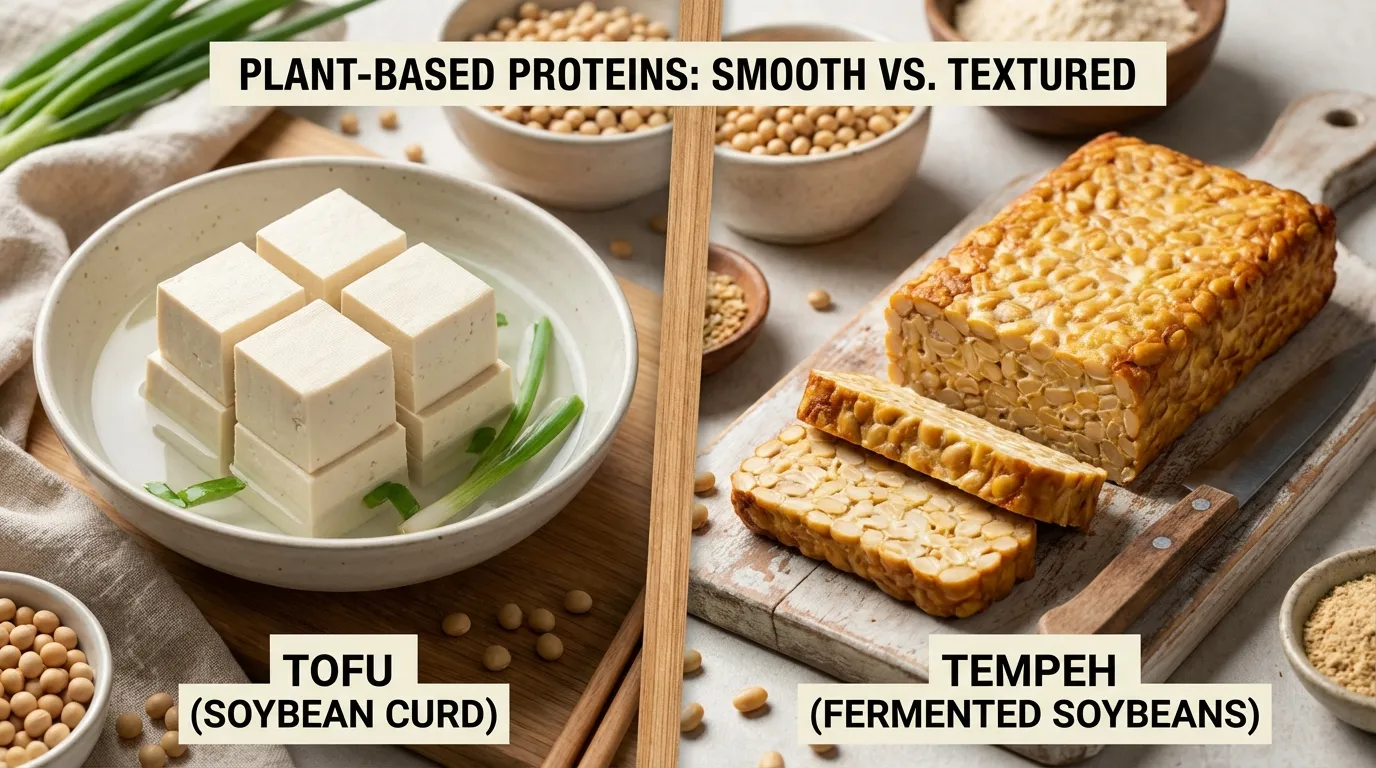 difference between Tofu and Tempeh