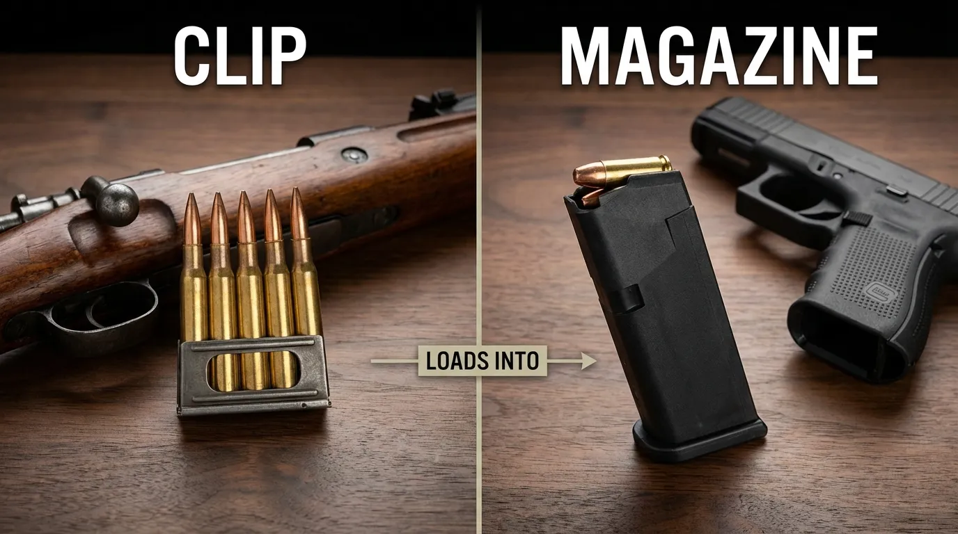 Difference Between Clips and Magazines