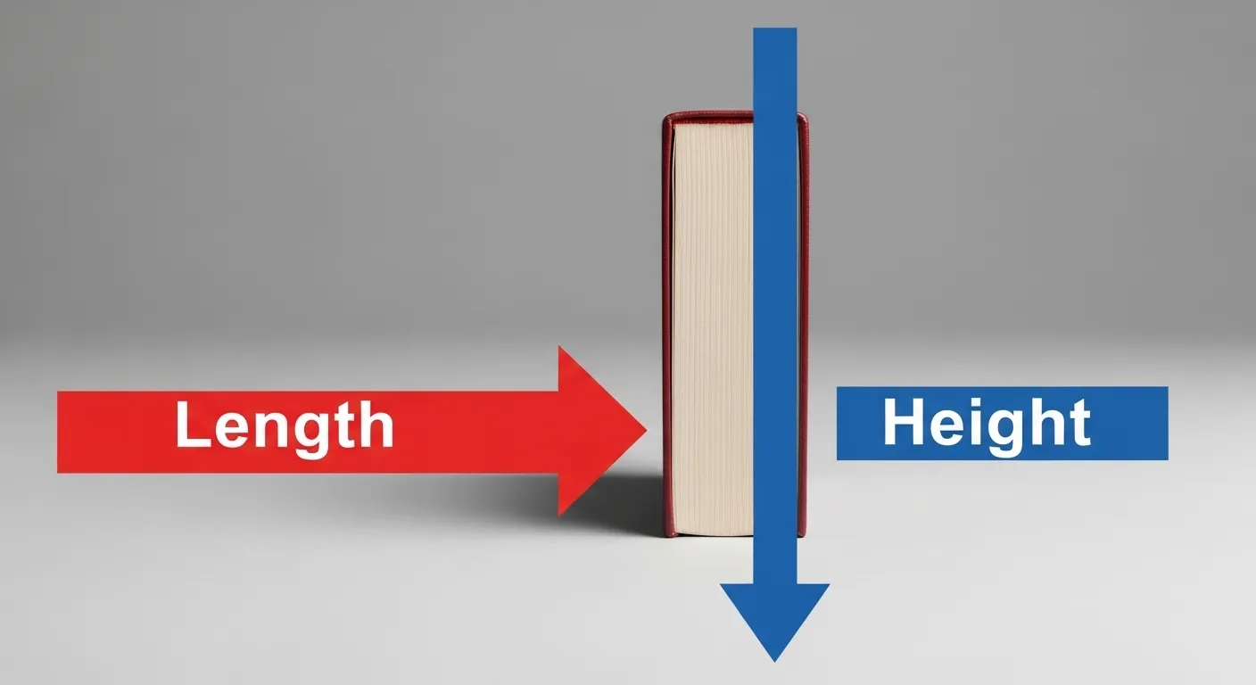 Difference Between Length and Height