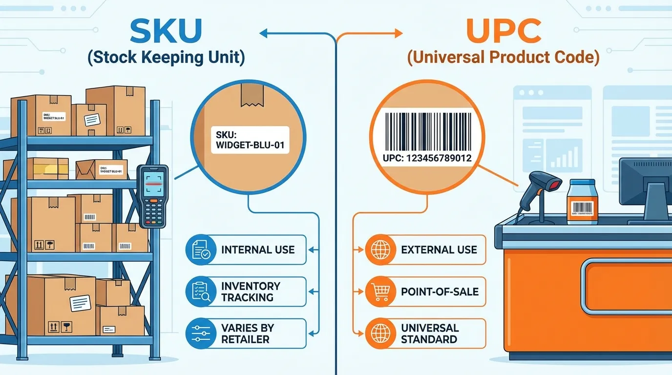 Difference Between SKU and UPC