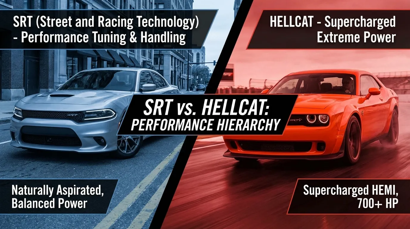 difference between srt and-hellcat