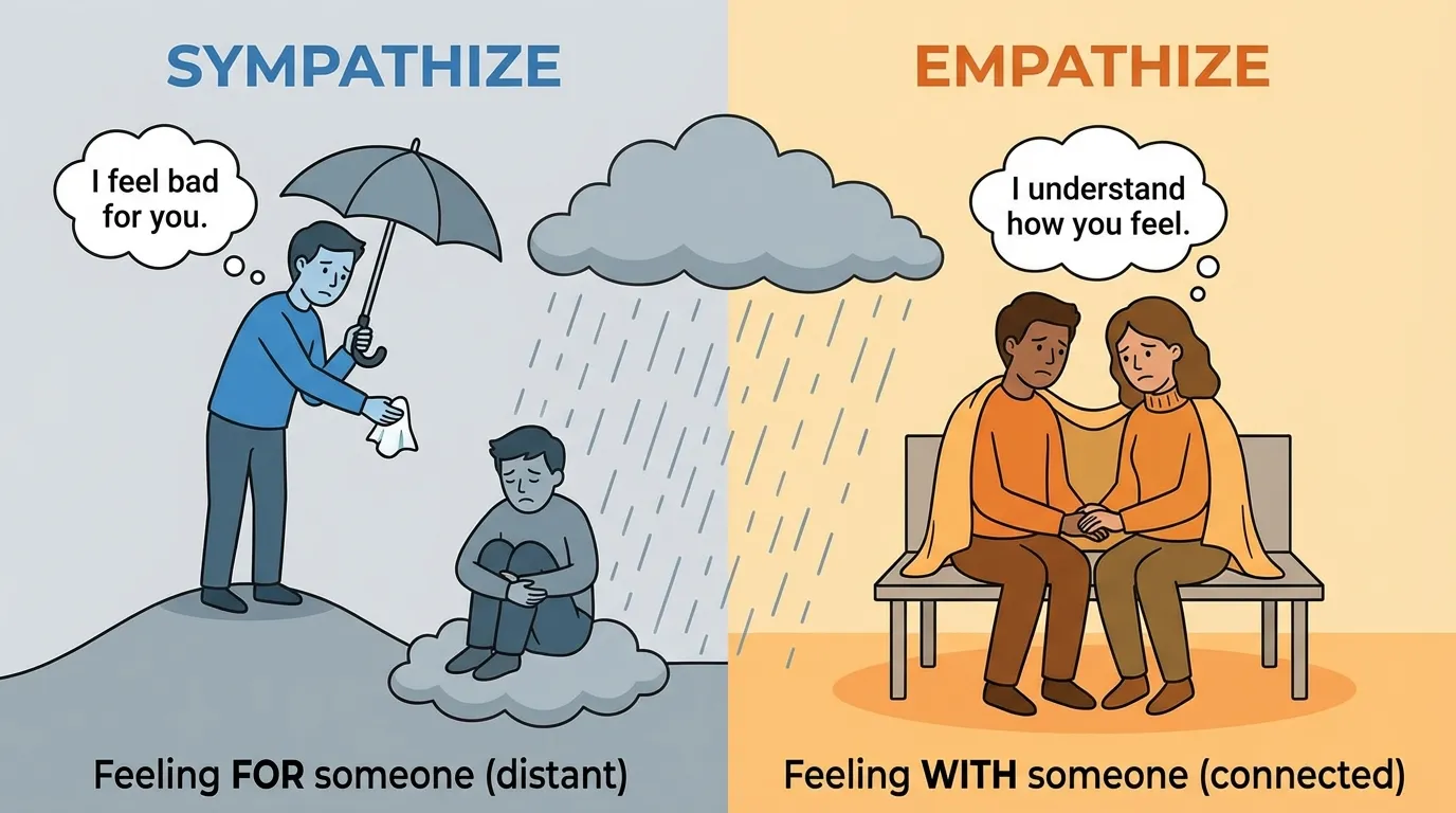 Difference Between Sympathize and Empathize