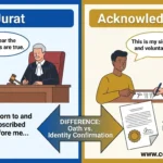 Difference Between Jurat and Acknowledgement
