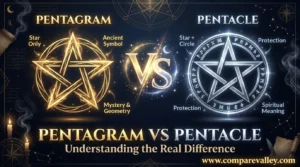 difference between pentagram and pentacle