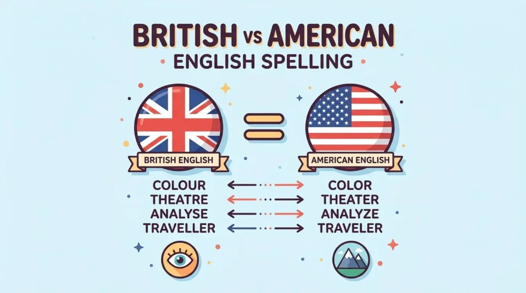 British English vs American English Spelling