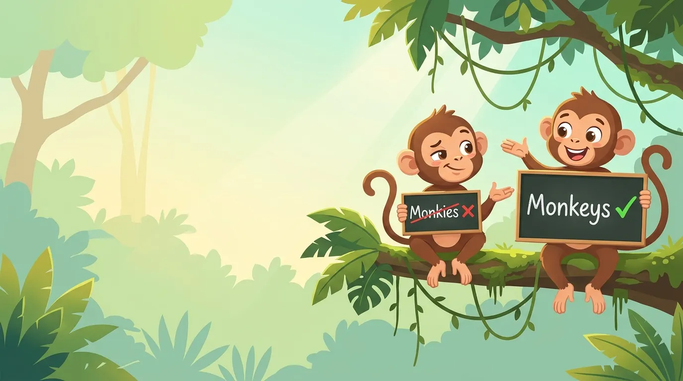 Monkies or Monkeys