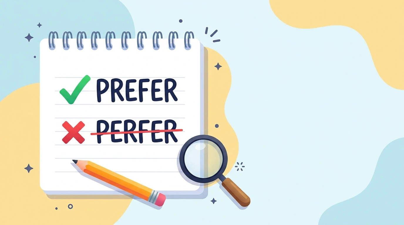 Perfer or Prefer
