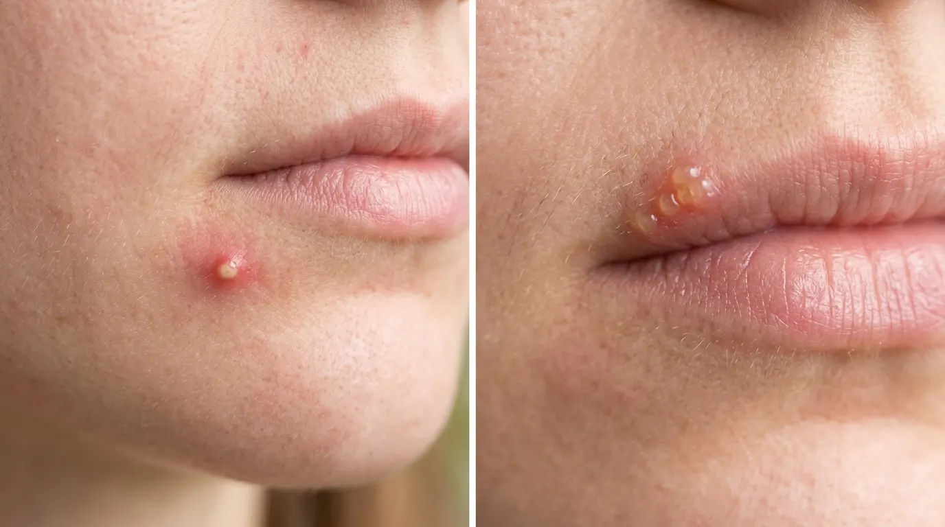 Pimple or Cold Sore