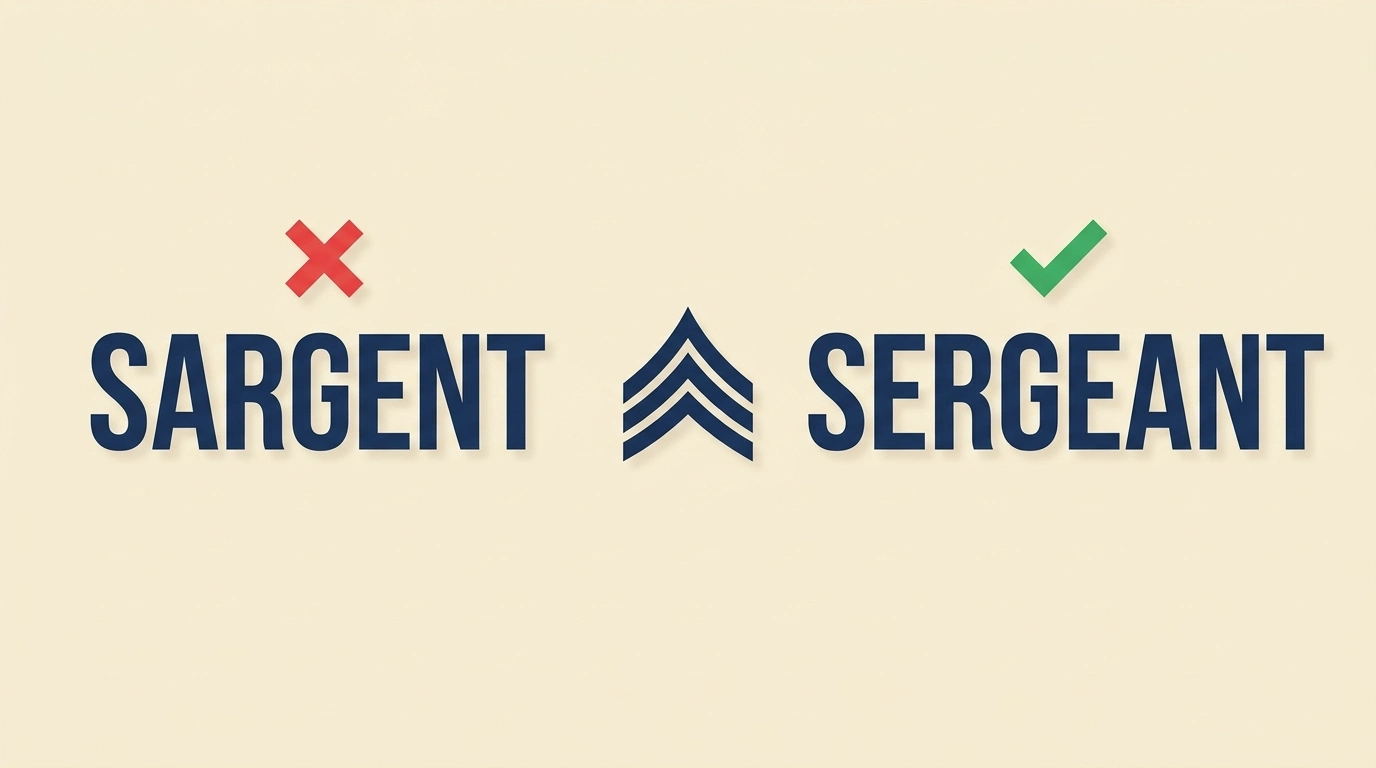 Sargent or Sergeant