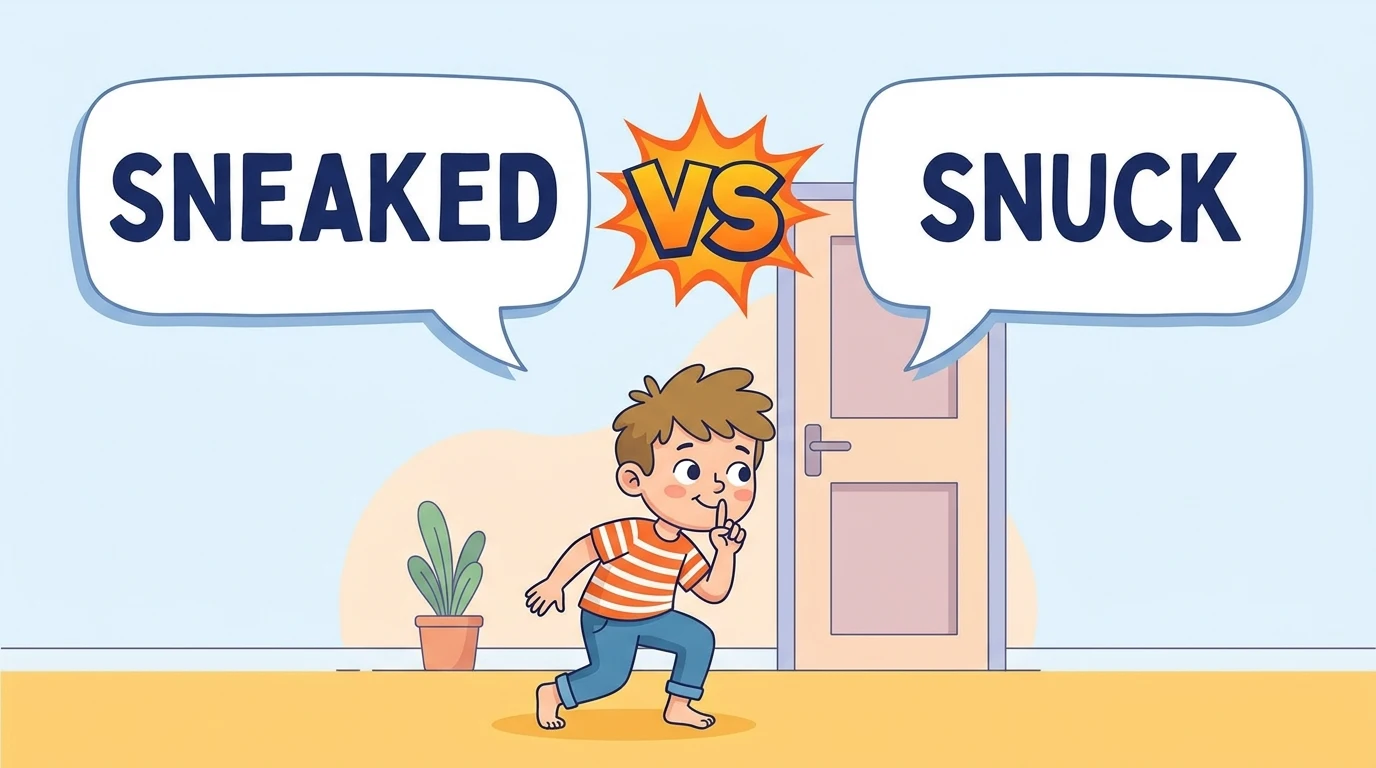 Sneaked or Snuck