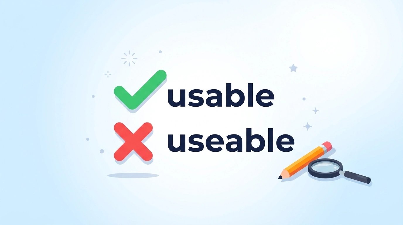 Useable or Usable